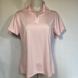 Lady Hagen Light Pink Golf shirt Hydro-Dri size medium